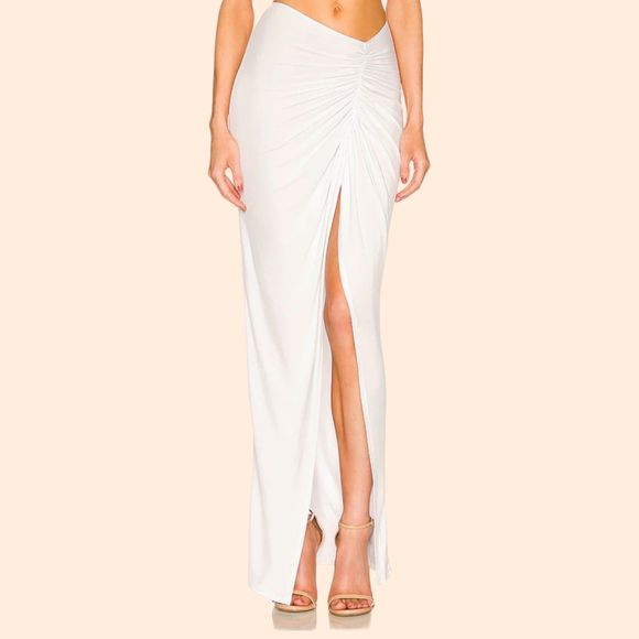 NEW Michael Costello Revolve Maxi Skirt - Picture 1 of 7